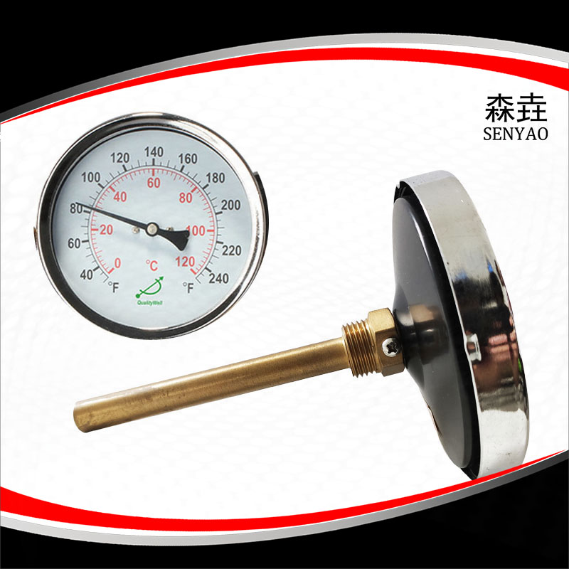 熱水鍋爐用軸向溫度計 型號:T400H 熱水鍋爐用軸向溫度計 型號:T400H